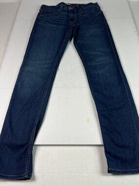 Paige Jeans Men's 29x31* Lennox Slim Fit Straight Dark Blue Stretch Denim Tag 28